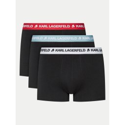 KARL LAGERFELD 3 darab boxer 240M2108 Fekete