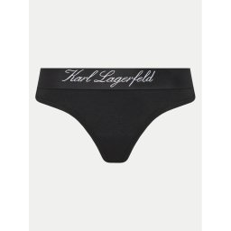 KARL LAGERFELD Tanga 240W2128 Fekete