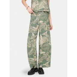 ONLY Szövet nadrág Palina 15324503 Zöld Loose Fit
