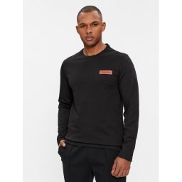 Calvin Klein Hosszú ujjú Photo K10K112398 Fekete Regular Fit