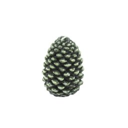 Gyertya kis toboz zöld színű 5 cm X 7 cm