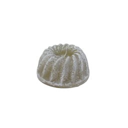 Gyertya süti figura len színű 6 cm X 4 cm