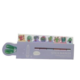Sticky marker kaktuszos kék 16 cm X 5 cm