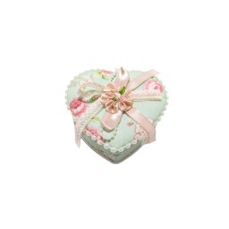 Ékszertartó doboz szív 17 cm X 15 cm X 7 cm
