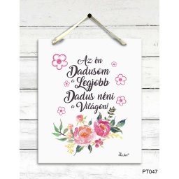 Dekor falikép Az én Dadusom 21 cm x 26 cm