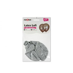 Lufi ezüst metál 30 cm, 4 db/csomag