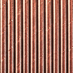 Szívószál rose gold színű 19,5 cm, 10 db/csomag