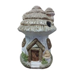 Gyertyatartó kerámia házikó kicsi 15,5 cm x 9,5 cm