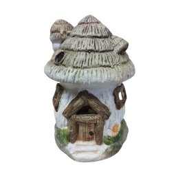 Gyertyatartó kerámia házikó nagy, 21 cm x 13,5 cm
