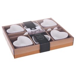 Tálaló készlet 12 db-os 9 cm X 4 cm két féle választható forma