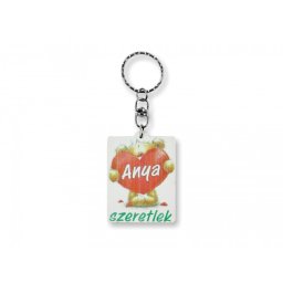 Kulcstartó Anya szeretlek 4x10cm