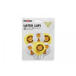 Lufi oroszlán és zsiráf 6db 30cm