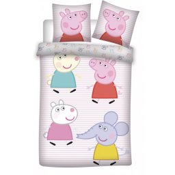 Peppa malac Little Friends Gyerek ágyneműhuzat 100x135 cm, 40x60 cm