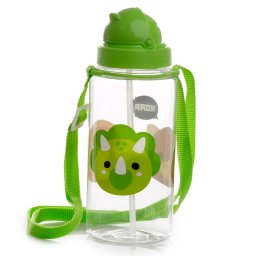 Kulacs Szívószállal 450ml, Gyerekeknek - Dinoszaurusz