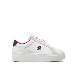 Tommy Hilfiger Sportcipők Th Platform Court Sneaker Nbk FW0FW08210 Fehér