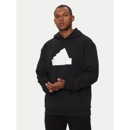 adidas Pulóver Future Icons Badge of Sport IR9181 Fekete Regular Fit