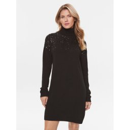 Liu Jo Kötött ruha MF3077 MS16G Fekete Relaxed Fit