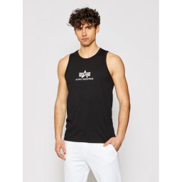 Alpha Industries Trikó Basic 126566 Fekete Regular Fit