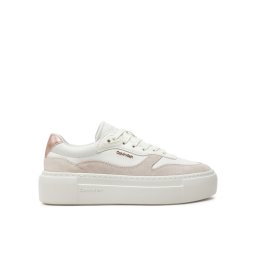 Calvin Klein Sportcipők Ff Cupsole Lace Up W/Ml Mix M HW0HW02125 Fehér