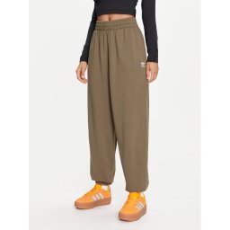 adidas Melegítő alsó Essentials Fleece Boyfriend JIY9692 Khaki Loose Fit