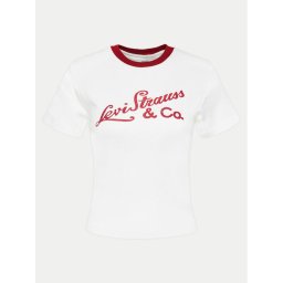 Levi's® Póló Essential Sporty A8798-0023 Ekru Slim Fit