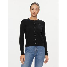 Polo Ralph Lauren Kardigán 211891672006 Fekete Regular Fit