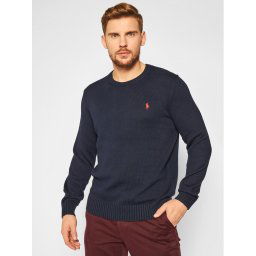 Polo Ralph Lauren Sweater Classic 710810846001 Sötétkék Regular Fit
