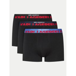 KARL LAGERFELD 3 darab boxer 245M2100 Fekete