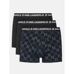 KARL LAGERFELD 3 darab boxer 245M2113 Fekete