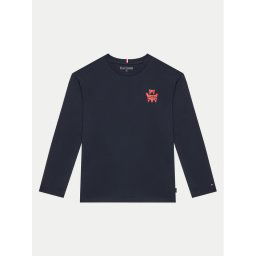Tommy Hilfiger Blúz Sports KB0KB08661 Sötétkék Regular Fit