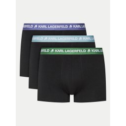 KARL LAGERFELD 3 darab boxer 240M2108 Fekete