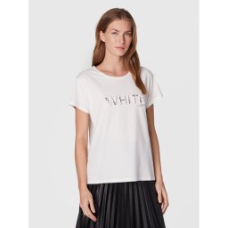 Liu Jo Sport Póló TF2166 J0088 Fehér Regular Fit