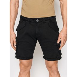 Alpha Industries Szövet rövidnadrág Combat 116210 Fekete Regular Fit