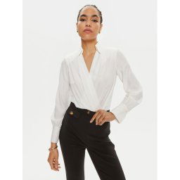 Elisabetta Franchi Body CB-007-46E2 Fehér Regular Fit
