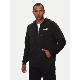 Puma Pulóver Ess Logo 586704 Fekete Regular Fit