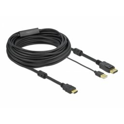 HDMI - DisplayPort kábel 4K30Hz 10m