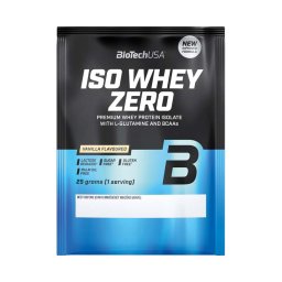 BioTechUsa Iso Whey Zero italpor vanília ízű 25g