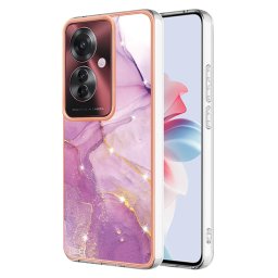 IMD MARBLE Védőburkolat Oppo Reno11 F 5G PURPLE-hoz