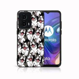 PROTEMIO MY ART Védőburkolat a Motorola Moto G04 / G24 / G24 teljesítményhez DOG (179)