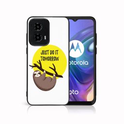 PROTEMIO MY ART Védőburkolat a Motorola Moto G04 / G24 / G24 teljesítményhez SLOTH (188)
