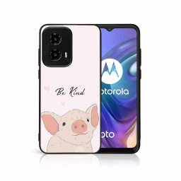 PROTEMIO MY ART Védőburkolat a Motorola Moto G04 / G24 / G24 teljesítményhez BE KIND (190)