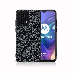 PROTEMIO MY ART Védőburkolat a Motorola Moto G04 / G24 / G24 teljesítményhez ROSES (172)