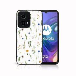 PROTEMIO MY ART Védőburkolat a Motorola Moto-hoz G04 / G24 / G24 Power WILDFLOWER (153)