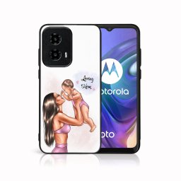 PROTEMIO MY ART Védőburkolat a Motorola Moto-hoz G04 / G24 / G24 Power LOVING MOM (115)