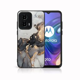 PROTEMIO MY ART Védőburkolat a Motorola Moto G04 / G24 / G24 teljesítményhez GREY MARBLE (140)