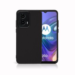 PROTEMIO MY ART Védőburkolat a Motorola Moto G04 / G24 / G24 teljesítményhez CARBON (231)