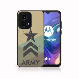 PROTEMIO MY ART Védőburkolat a Motorola Moto G04 / G24 / G24 teljesítményhez ARMY (236)