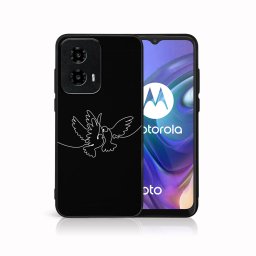 PROTEMIO MY ART Védőburkolat a Motorola Moto G04 / G24 / G24 teljesítményhez WHITE DOVE (195)