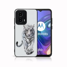 PROTEMIO MY ART Védőburkolat a Motorola Moto G04 / G24 / G24 teljesítményhez TIGER (243)