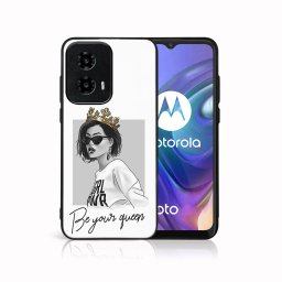 PROTEMIO MY ART Védőburkolat a Motorola Moto-hoz G04 / G24 / G24 Power QUEEN (139)
